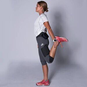 Ultimate Direction Hydro Trail running Compression 3/4 Tight Gray Size Small NWT